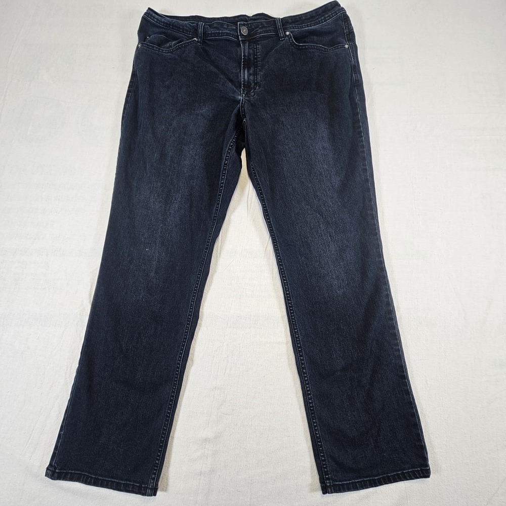 Buffalo David Bitton Jackson Slim‎ Straight Dark Wash Denim Jeans Men Size 40x32